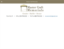 Tablet Screenshot of mcmemorials.com